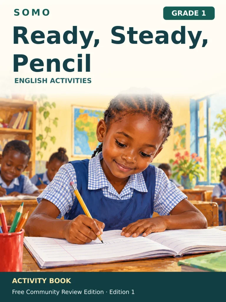 Ready, Steady, Pencil — Grade 1 Pre-writing Activity Book